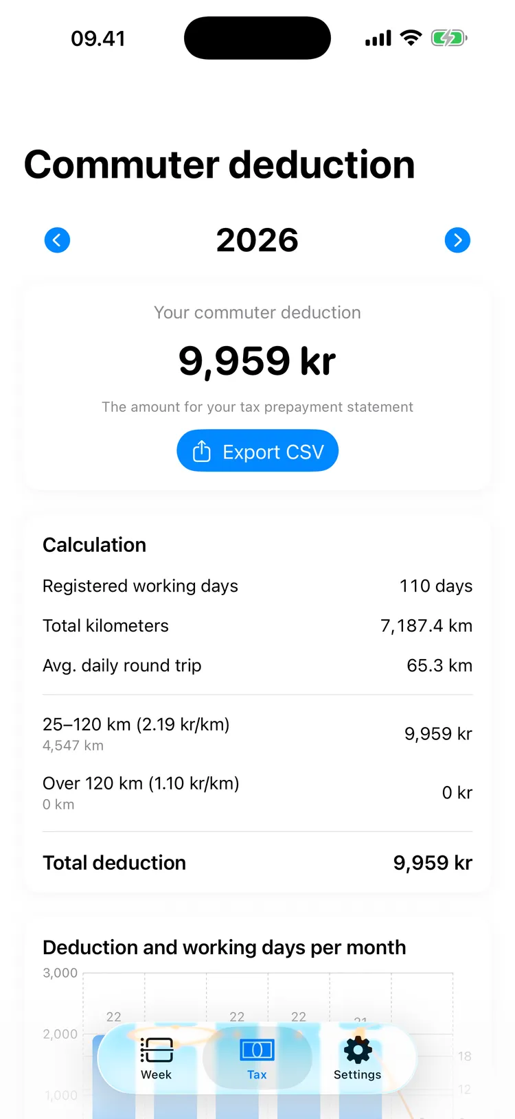 KørselsLog Screenshots 2
